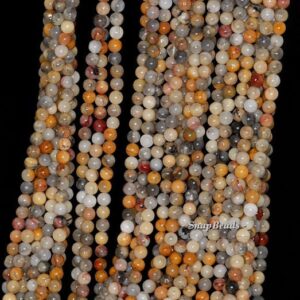3MM Crazy Lace Agate Gemstone Round 3MM Loose Beads 16 inch Full Strand LOT 1,2,6,12 and 50 (90114004-107 - 3mm A)