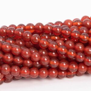 3MM Red Agate Beads Grade AAA Natural Full Strand Round Loose Beads 15.5" Bulk Lot Options (110788-3249)