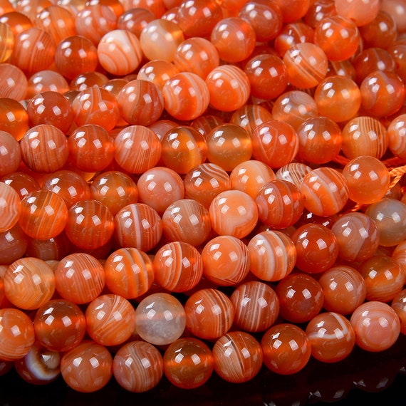 Botswana Agate Natural Orange Red Gemstone Grade Aaa Round 8mm 10mm Loose Beads Bulk Lot 1,2,6,12 And 50 (d223) Botswana Agate Natural Orange Red Gemstone Grade Aaa Round 8mm 10mm Loose Beads Bulk Lot 1,2,6,12 And 50 (d223)
