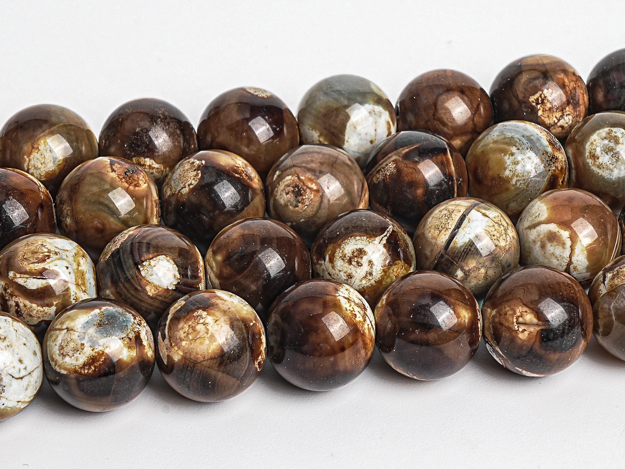 Brown Crazy Lace Agate Beads Grade Aa Gemstone Round Loose Beads 8mm 10mm 12mm 14mm Bulk Lot Options