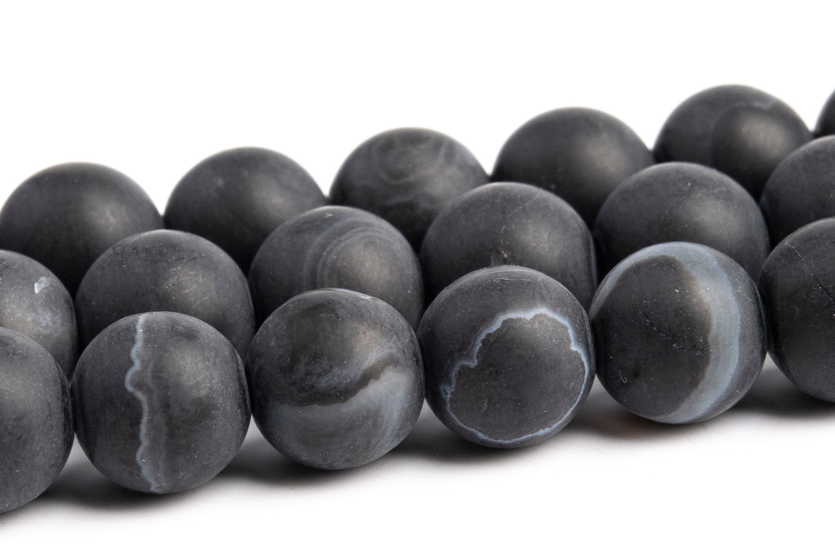 Matte Black Striped Agate Beads Grade Aaa Genuine Natural Gemstone Round Loose Beads 4mm 6mm 8mm 10mm 12mm 16mm Bulk Lot Options Matte Black Striped Agate Beads Grade Aaa Genuine Natural Gemstone Round Loose Beads 4mm 6mm 8mm 10mm 12mm 16mm Bulk Lot Options