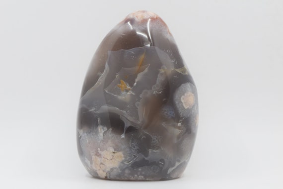 Dark Flower Agate Free Form