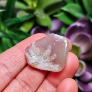 Flower Agate Crystal - Tumbled Flower Agate - Flower Agate Stone - Polished Flower Agate - Flower Agate Gemstone - Madagascar Flower Agate