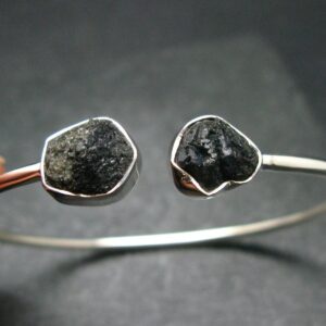 Alexandrite Silver Twister Bracelet From Zimbabwe - 5.5 Grams