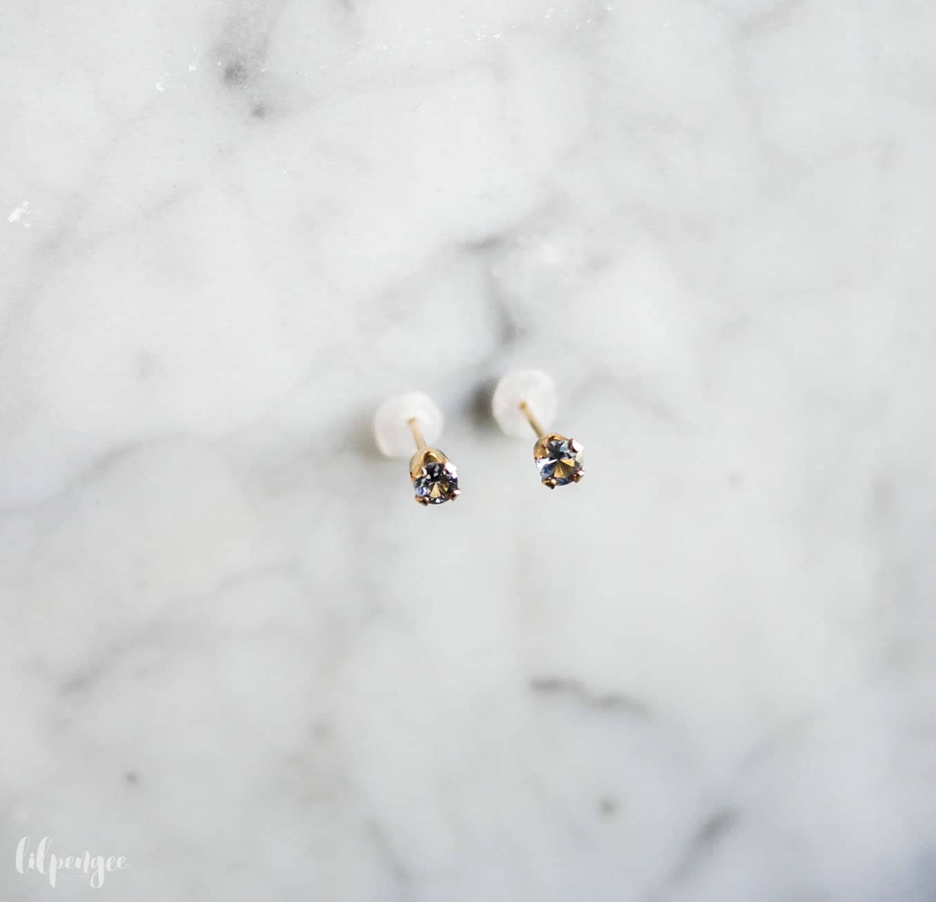 3mm Alexandrite Earrings. Lab Grown Gemstone Studs. Tiny Gem Stud. Gold Or Silver