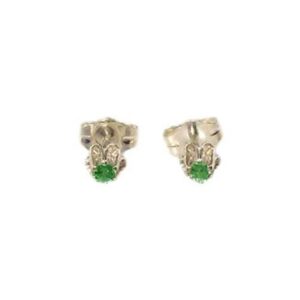 Genuine Alexandrite Earrings Siberian Alexandrite Gemstone Antique Gemstone Natural Color-Change Gem Alexandrite Buttercup Earrings #64149.4