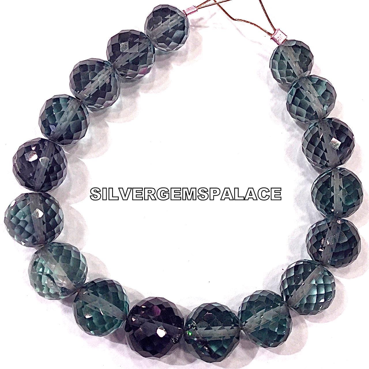 Aaaa+ Rare~alexandrite Faceted Round Ball Beads Alexandrite Gemstone Alexandrite Round Strand 7-8.mm Round Beads 5 Inches Wholesale Beads.