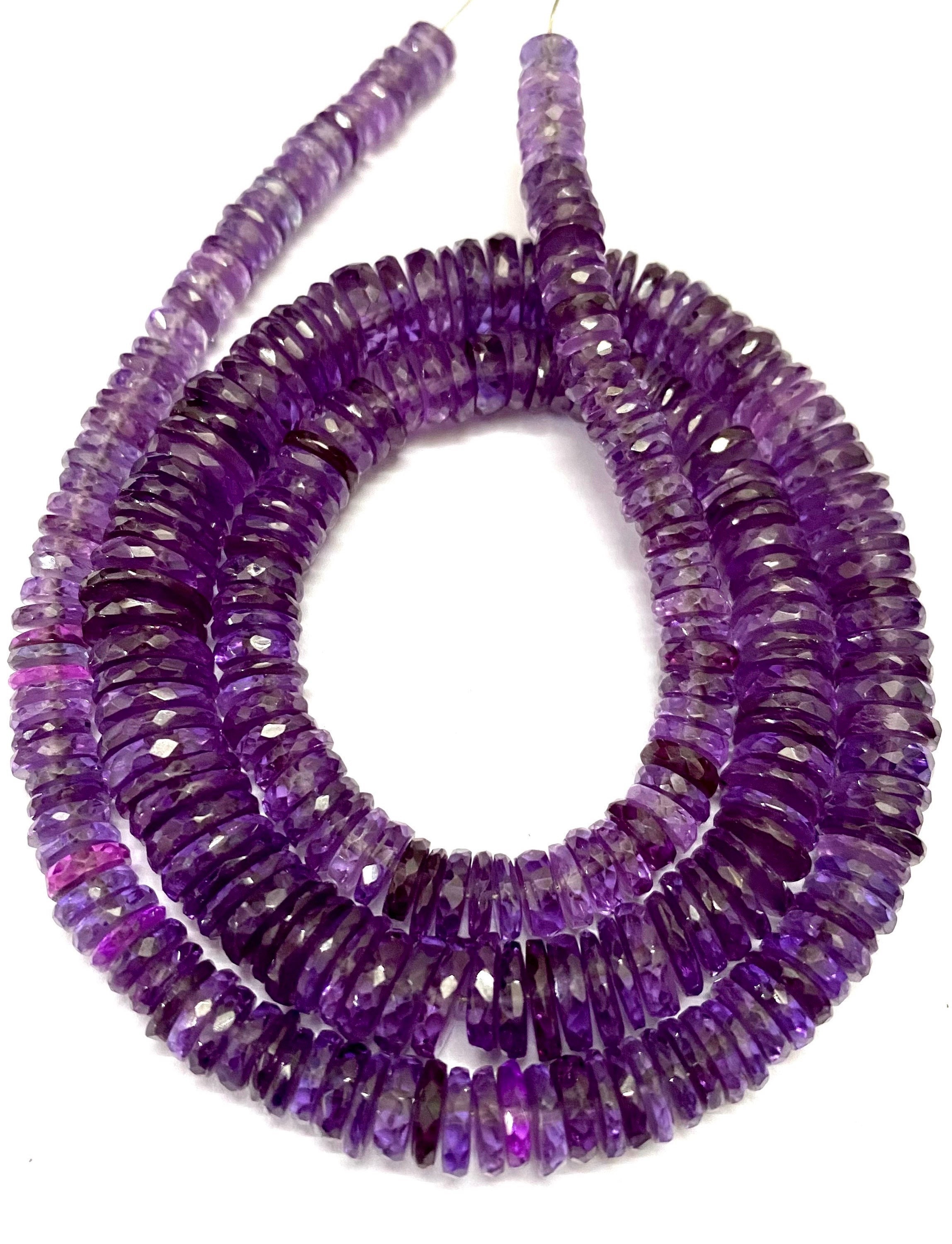 Aaaa++ Extremely Gorgeous~~alexandrite Beads Sparkling Alexandrite Faceted Heishi Cut Beads Alexandrite Tyre Beads Alexandrite Gemstone Bead