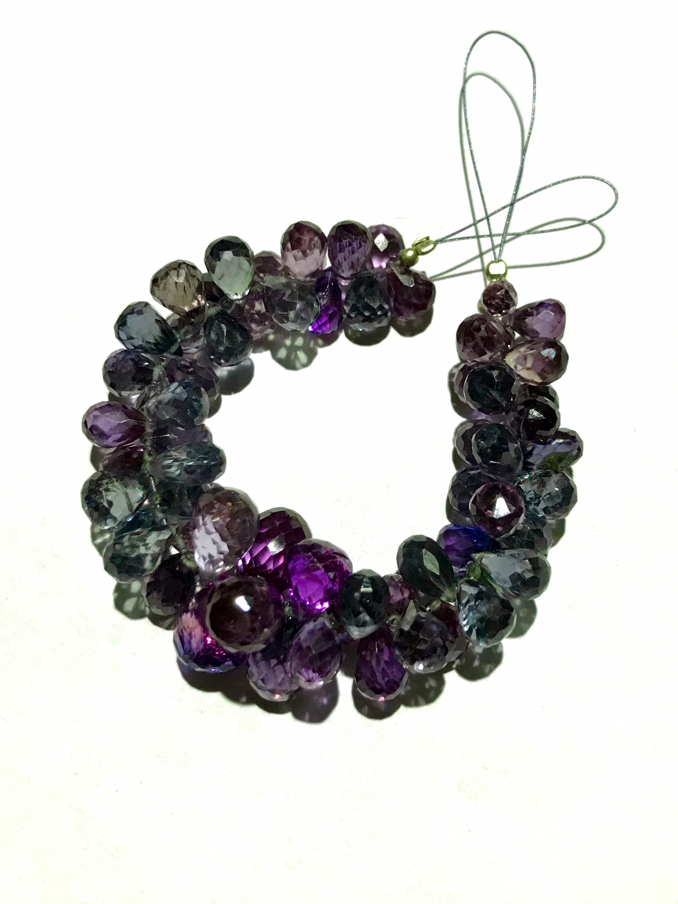 Extremely Gorgeous~aaa++ Alexandrite Beads Rarest Alexandrite Faceted Teardrop Beads Sparkling Alexandrite Gemstone Beads Wholesale Gemshop