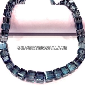 Extremely Rare~Alexandrite Faceted Cube Shape Beads Sparkle Alexandrite Gemstone Beads Alexandrite Cube Beads Alexandrite Beads Strand.