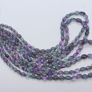 Rare Alexandrite Smooth Oval Beads 5x7-6x8 Mm Alexandrite Gemstone Beads 16" Alexandrite Oval Beads Alexandrite Beads Jewelry Making