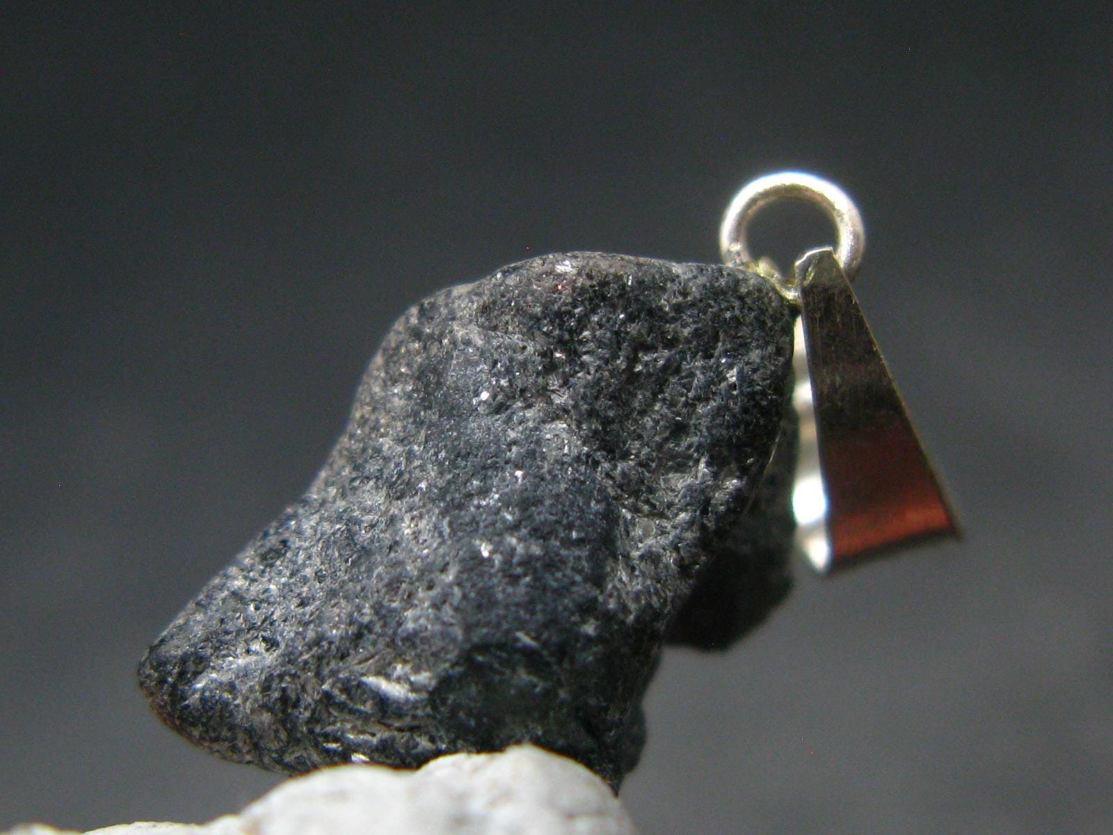 Alexandrite Chrysoberyl Crystal Silver Pendant From Brazil - 1.0" - 1.80 Grams