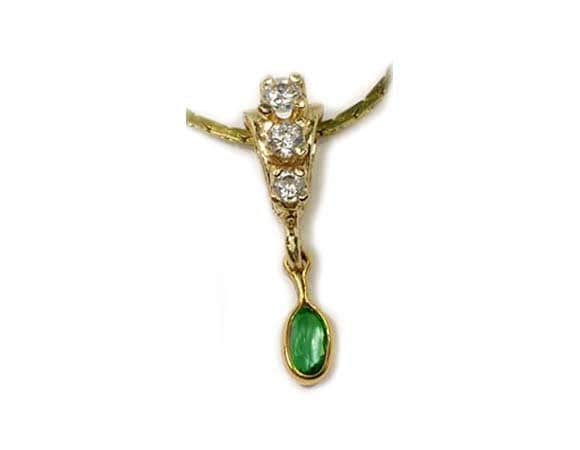 Genuine Alexandrite Necklace, Natural Alexandrite Pendant, 19th Century Gem, Siberia Alexandrite, 14kt Gold Pendant, Color Change Gem #63800