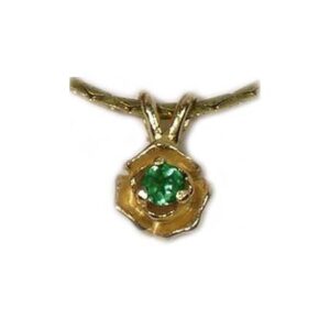 Genuine Alexandrite Pendant Rare Siberian Alexandrite, 14kt Gold Pendant, Antique Natural Gemstone Color-Change Alexandrite Necklace #64319