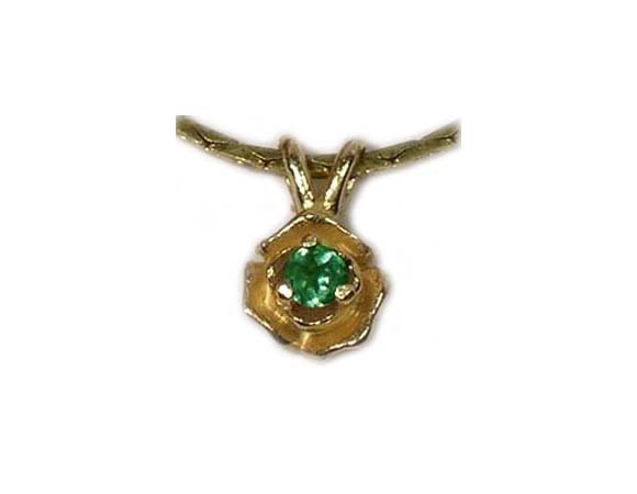 Genuine Alexandrite Pendant Rare Siberian Alexandrite, 14kt Gold Pendant, Antique Natural Gemstone Color-change Alexandrite Necklace #64319