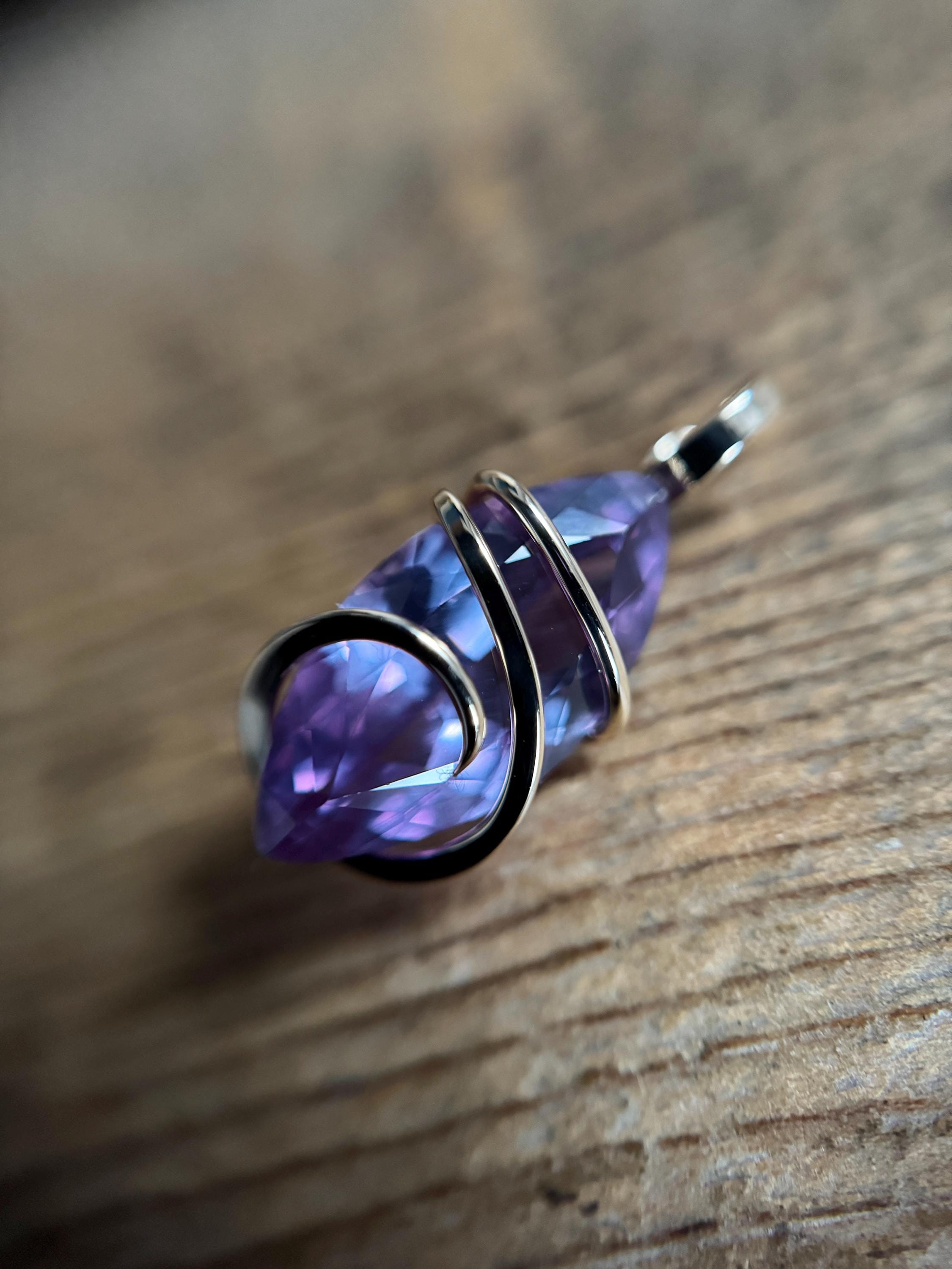 Alexandrite In 14k Gold Pendant