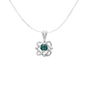 Alexandrite Pendant  Necklace.NATURAL Color change  in 14K Gold With Certifcate. Free Shipping in The USA
