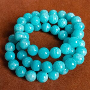 Amazonite Beads 7"/7.5"/8" Bracelet Genuine Natural Round Gemstone Beads