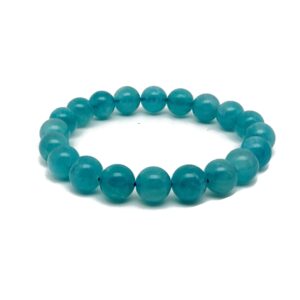 Amazonite Gemstone Bracelet - AAA Premium Quality Crystal Bracelet - Men&Women Stretchy Bracelet - Gift for Her - Crystal Healing - AA1010