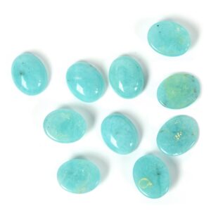 10 pcs 10mm Amazonite gemstone oval cab cabochon
