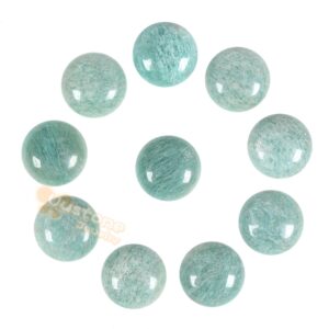 20mm Brazilian Amazonite gemstone round cab cabochon