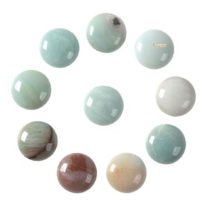 20mm Multi-color Amazonite gemstone round cab cabochon