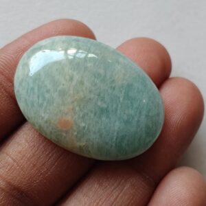 29x20mm Amazonite Cabochons, Natural Amazonite Flat Back Plain Pear Cabochons, Amazonite For Jewelry - PSG396