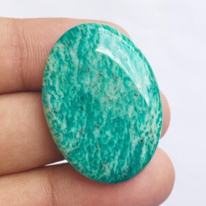 Aaa+ Natural Amazonite Oval Cabochon, High Grade Loose Amazonite Stone, Oval Gemstone For Jewelry Supply, Calibrated Smooth Cabochon