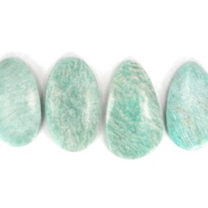 Amazonite Bead Top Side Drilled Large Cabochon Bead - (RK200BOX74)