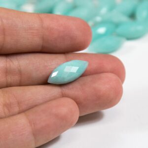 Amazonite Facted Cabochon (RK36B16-01)