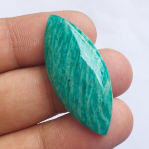 Marquise Cut Amazonite Cabochon, Natural Loose Gemstone For Statement Ring, Marquise Shape Amazonite, Wire Wrap Jewelry Supply