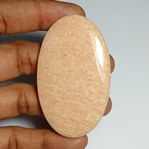 Natural Orange Amazonite Cabochons,orange Amazonite Gemstone,orange Amazonite Loose Stone,orange Amazonite Precious, 140cts. 63x39 Mm