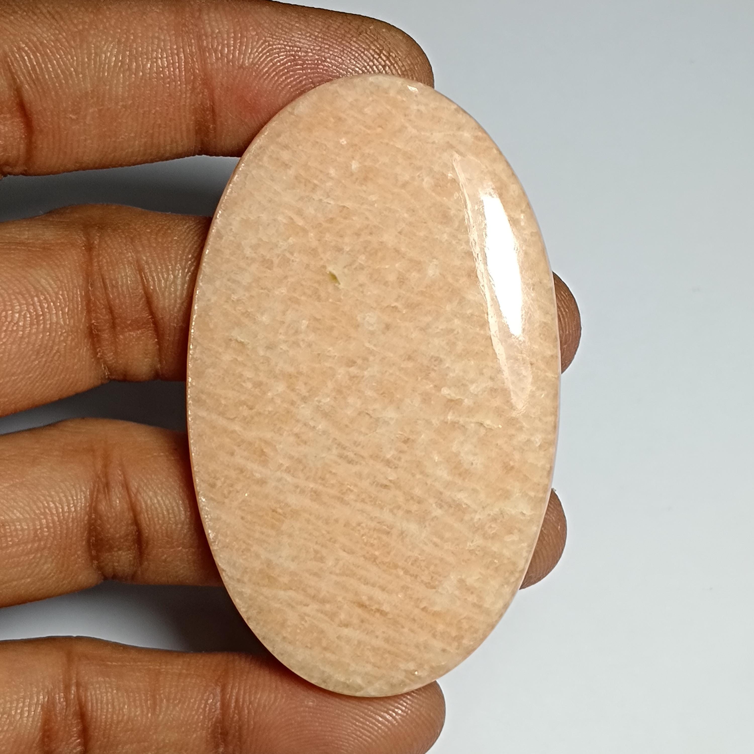 Natural Orange Amazonite  Cabochons,orange Amazonite Gemstone,orange Amazonite Loose Stone,orange Amazonite Precious,  140cts. 63x39 Mm
