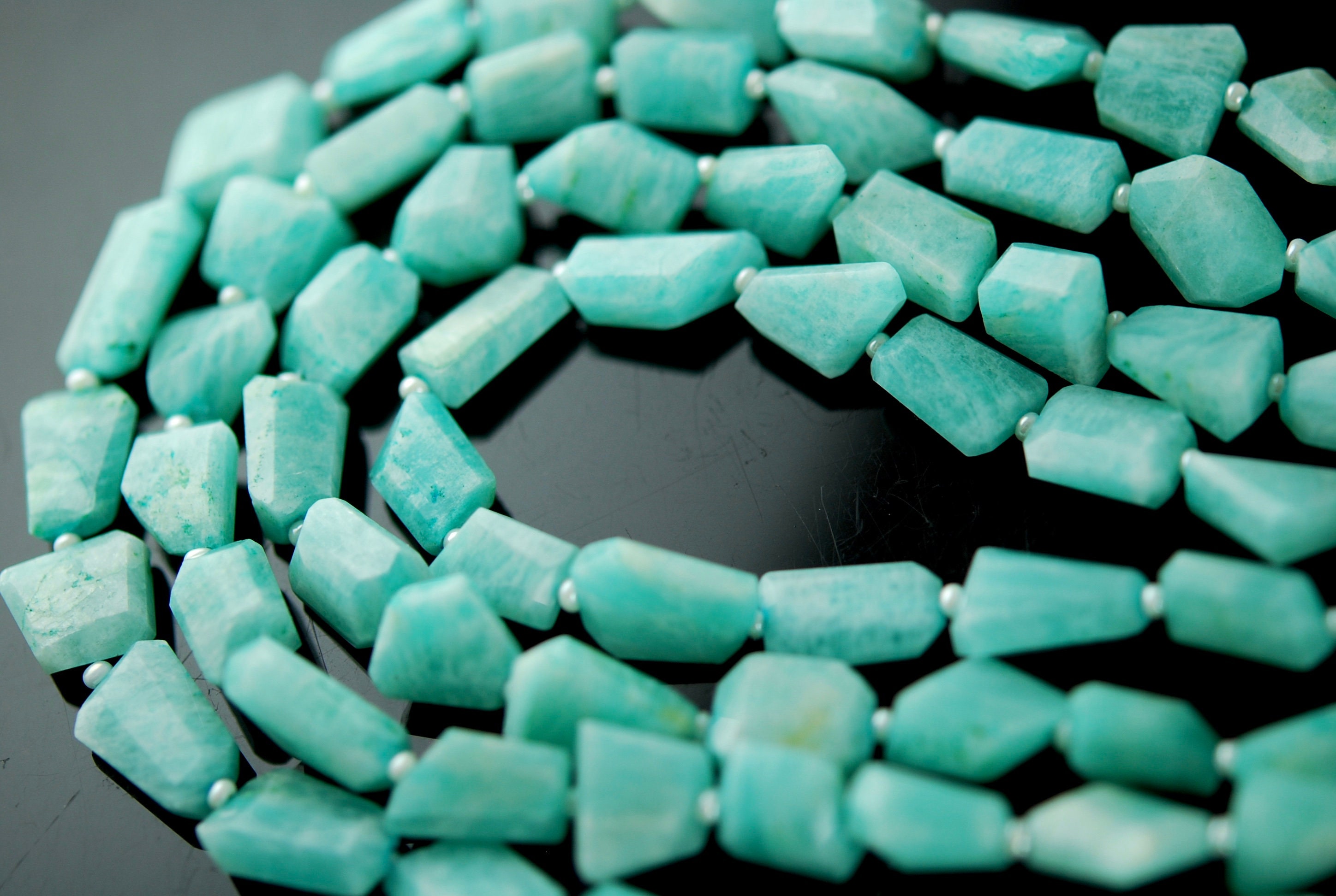 Amazonite Faceted Nuggets