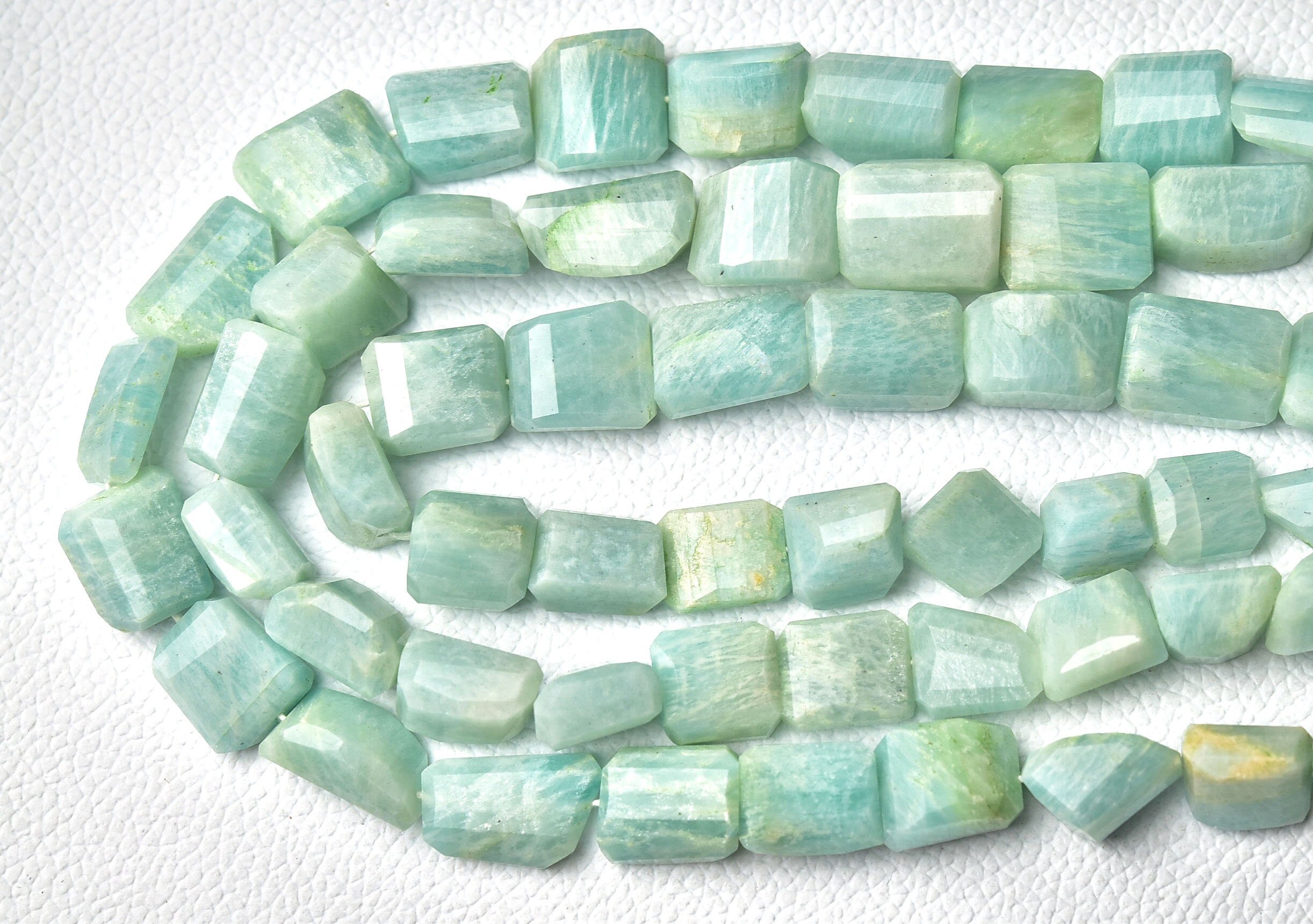 Natural Amazonite Nuggets Beads 12mm - 18mm Faceted Nugget Jewelry Beads Gemstone Beads Aa Amazonite Beads Strand 7 Inches Strand No5674