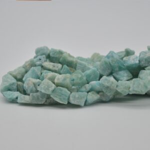 Raw Amazonite Gemstone Nugget Beads - 7mm - 8mm X 9mm - 10mm - 15" Strand