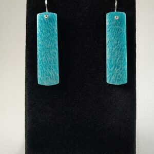 Amazonite and Sterling Silver Earrings Handmade by Chris Hay Amazonite and Sterling Silver Earrings Handmade by Chris Hay