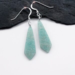 Sea Foam - Amazonite And Sterling Silver Earrings Sea Foam - Amazonite And Sterling Silver Earrings