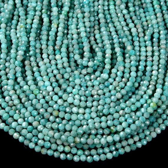 4mm Natural Green Amazonite Gemstone Grade Aaa Micro Faceted Round Beads 15 Inch Full Strand Bulk Lot 1,2,6,12 And 50 (80016257-p52) 4mm Natural Green Amazonite Gemstone Grade Aaa Micro Faceted Round Beads 15 Inch Full Strand Bulk Lot 1,2,6,12 And 50 (80016257-p52)