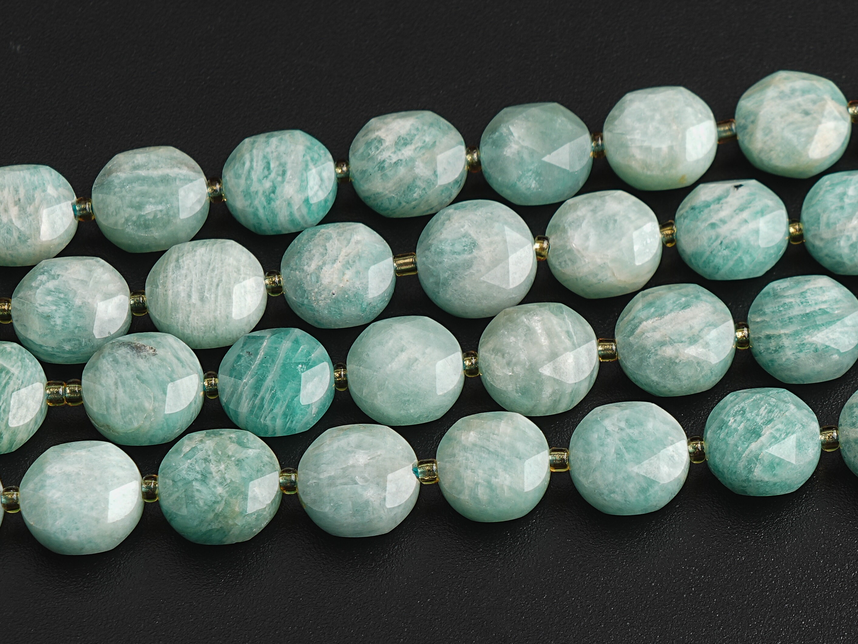Blue Green Amazonite Beads Grade Aa 8mm 10mm Genuine Natural Gemstone Faceted Coin Loose Beads 15"/7.5" Bulk Lot Options Blue Green Amazonite Beads Grade Aa 8mm 10mm Genuine Natural Gemstone Faceted Coin Loose Beads 15"/7.5" Bulk Lot Options