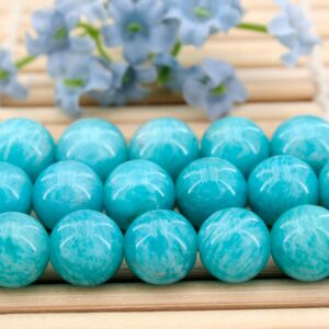 Brazil Amazonite Round Beads 9.5-10.5mm (etb00776) Unique Jewelry/vintage Jewelry/gemstone Necklace