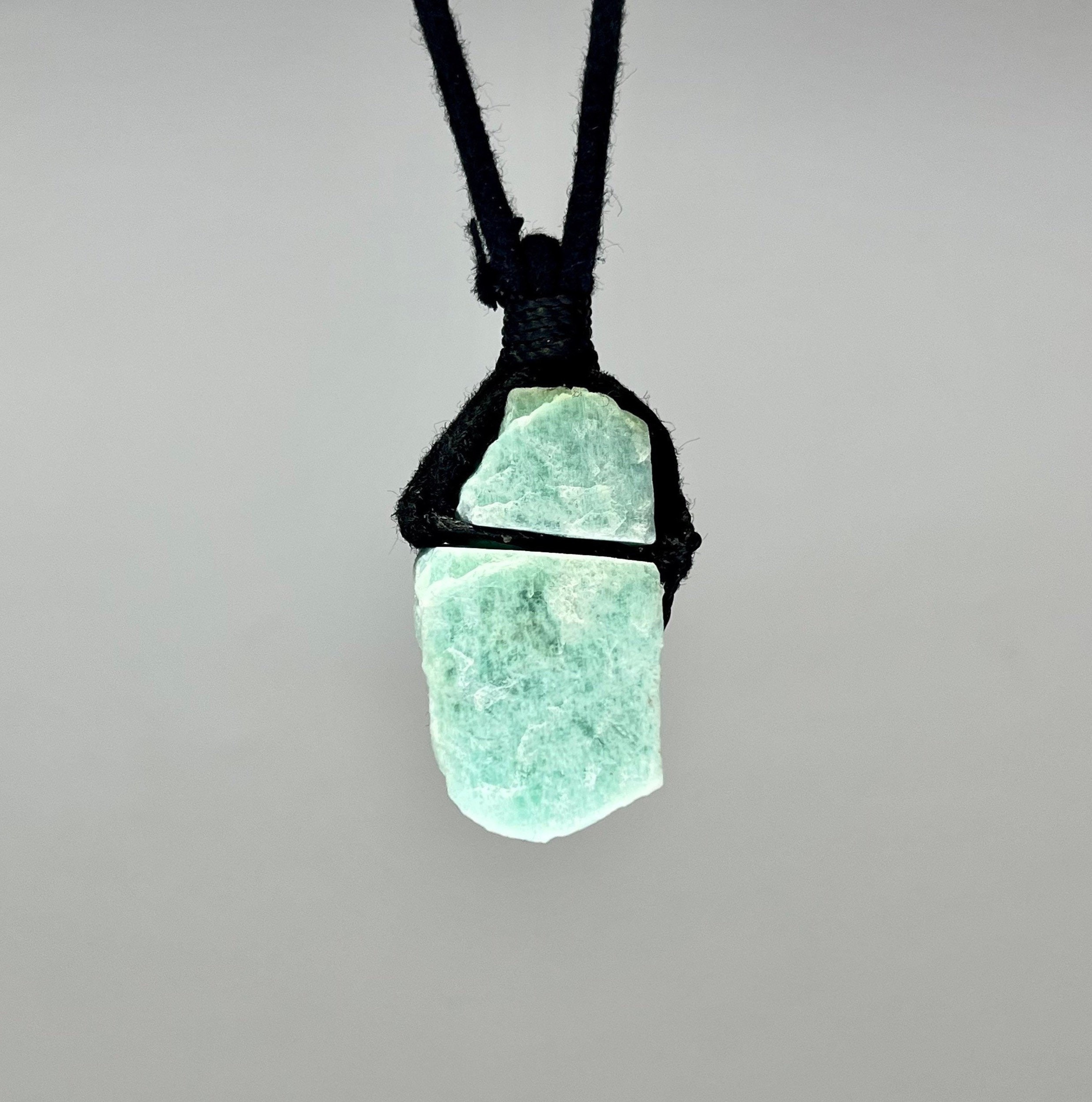 Amazonite Crystal Necklace Amazonite Crystal Necklace