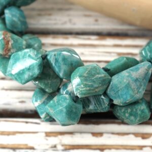 Amazonite Facet Beads (etb01927) Unique Jewelry/vintage Jewelry/gemstone Necklace