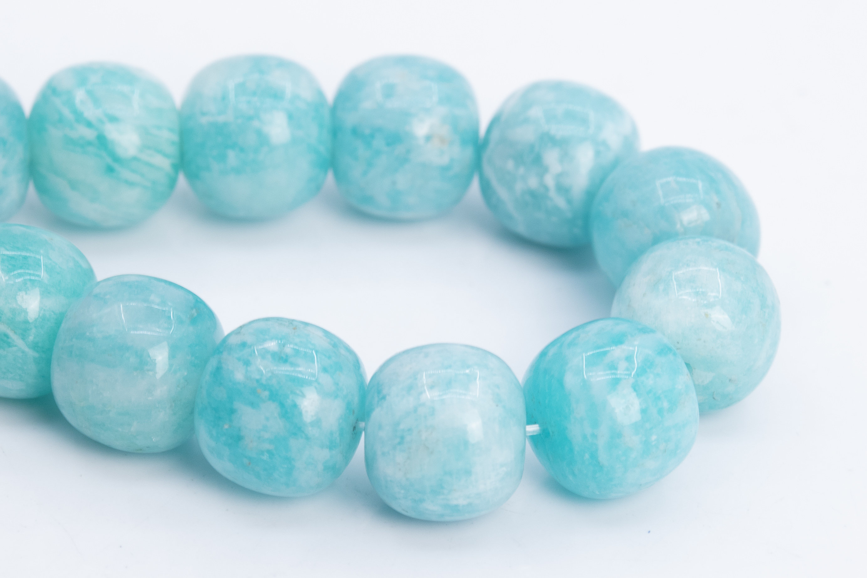 10x10mm Genuine Amazonite Beads Cyan Grade Aa Natural Gemstone Half Strand Barrel Drum Loose Beads 7" (112397h-3500) 10x10mm Genuine Amazonite Beads Cyan Grade Aa Natural Gemstone Half Strand Barrel Drum Loose Beads 7" (112397h-3500)