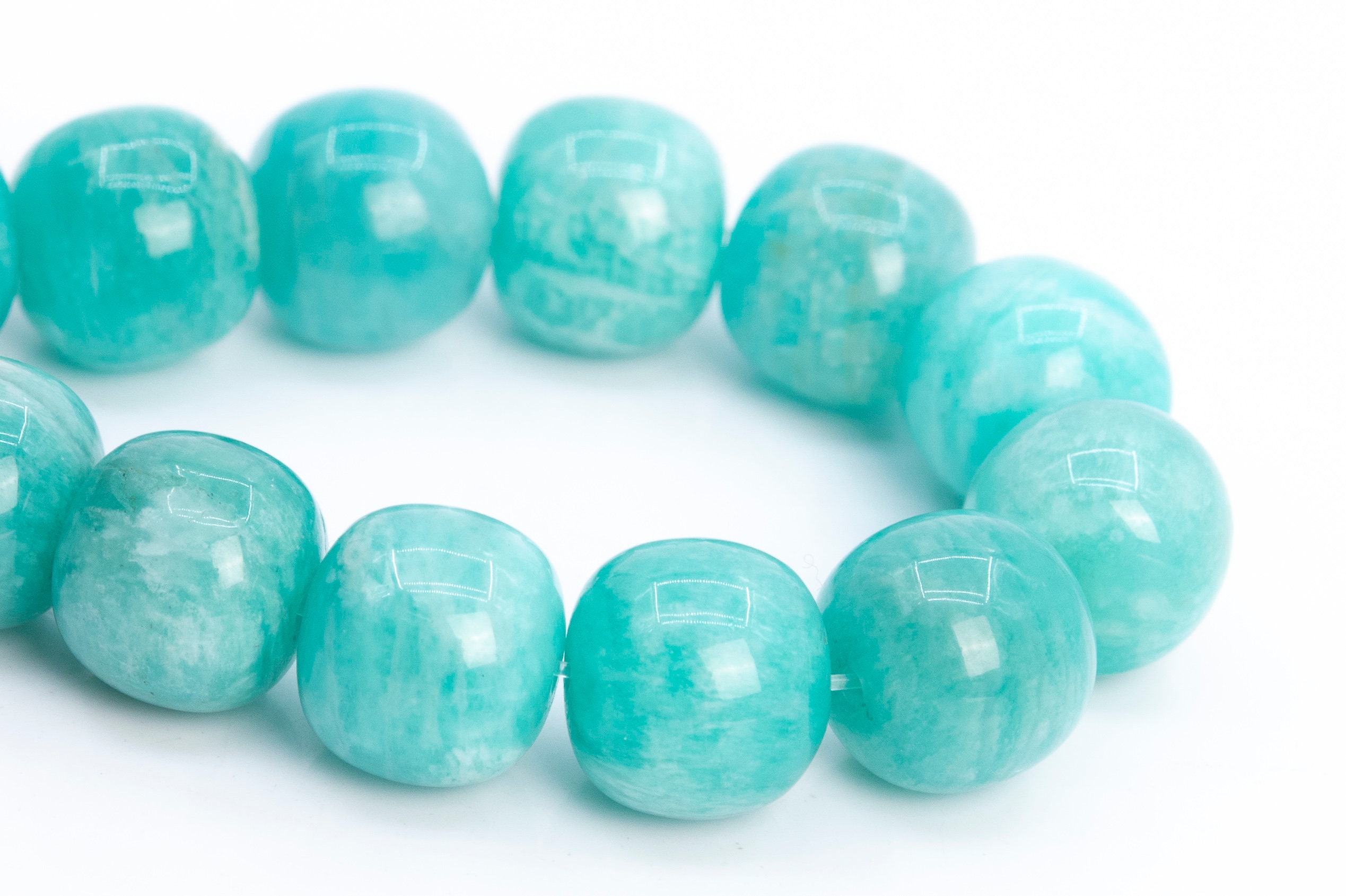 10x10mm Genuine Amazonite Beads Mint Green Grade A Natural Gemstone Half Strand Barrel Drum Loose Beads 7" (112396h-3500) 10x10mm Genuine Amazonite Beads Mint Green Grade A Natural Gemstone Half Strand Barrel Drum Loose Beads 7" (112396h-3500)