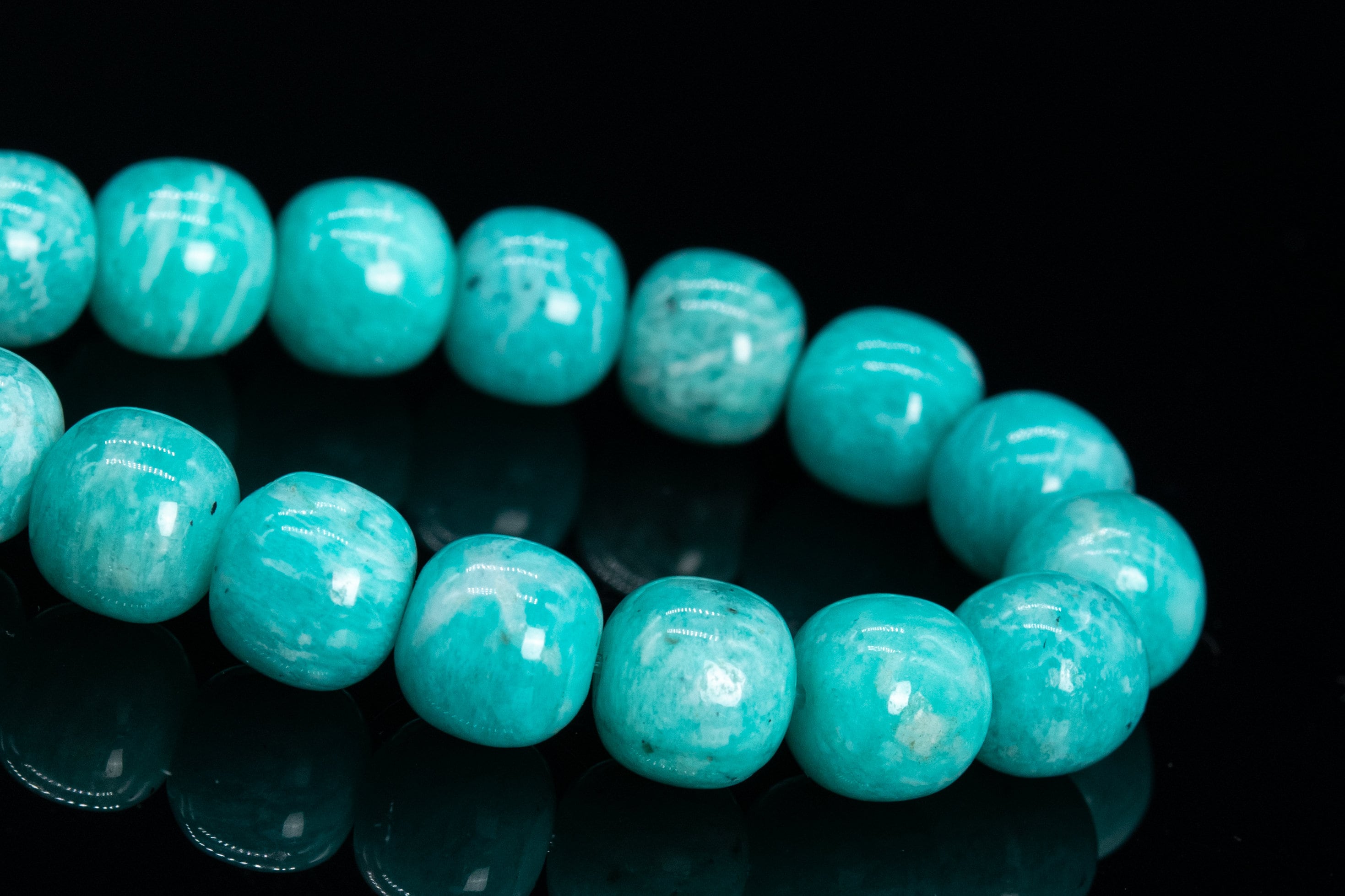 9x9mm Genuine Natural Mint Green Amazonite Beads Drum Barrel Grade A Gemstone Half Strand Loose Beads 7" (112240h-3489)