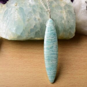 Natural Amazonite Pendant, Gemstone Necklace, Silver Pendant Fancy Shape Pendant, Gemstone Jewelry, Stone Pendant, Handmade, Christmas Gift Natural Amazonite Pendant, Gemstone Necklace, Silver Pendant Fancy Shape Pendant, Gemstone Jewelry, Stone Pendant, Handmade, Christmas Gift