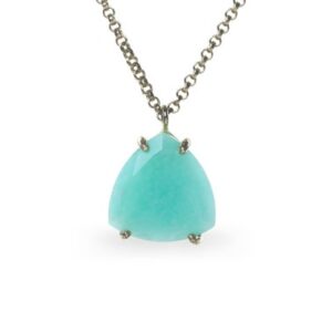 Trillion Amazonite Necklace · Blue Amazonite Jewelry · Real Crystal Necklace · Gemstone Necklace · Silver Pendant Necklace Trillion Amazonite Necklace · Blue Amazonite Jewelry · Real Crystal Necklace · Gemstone Necklace · Silver Pendant Necklace