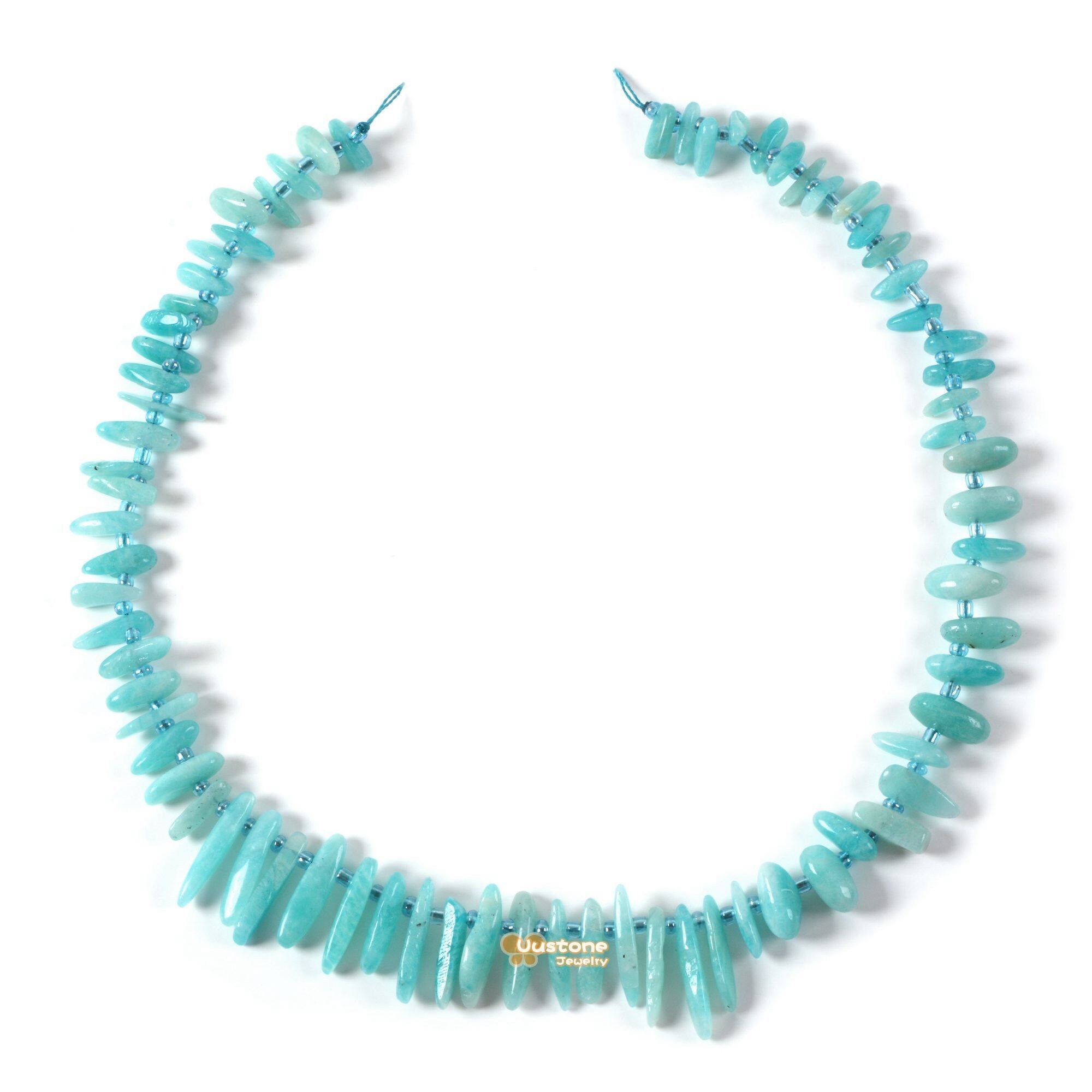 Amazonite Natural Chip Loose Beads Gemstone Top Drilled Stick Slice 15" Diy Jewelry Making Amazonite Natural Chip Loose Beads Gemstone Top Drilled Stick Slice 15" Diy Jewelry Making