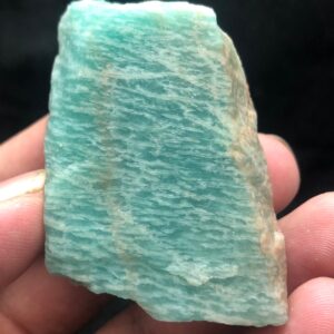 Blue Amazonite Rough Stone , Natural Crystal Slab 74.9g 49x37x19mm Blue Amazonite Rough Stone , Natural Crystal Slab 74.9g 49x37x19mm